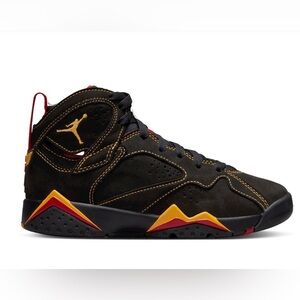 Air Jordan 7 Retro "Black/Citrus/Varsity Red" Shoe (2022)